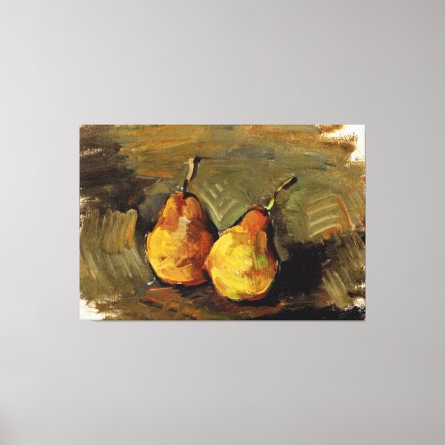 Cezanne _ Two Pears Canvas Print