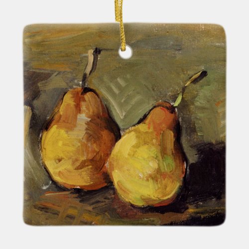 Cezanne _ Two Pears  Ceramic Ornament