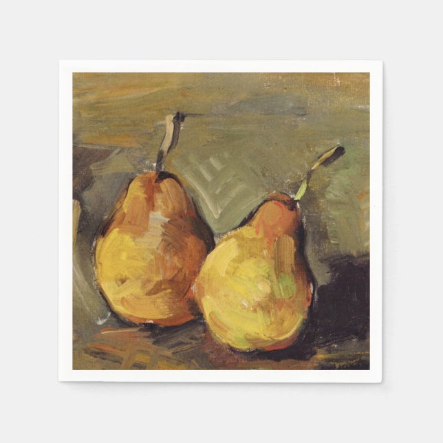 Cezanne - Two Pears Paper Napkins (Front)