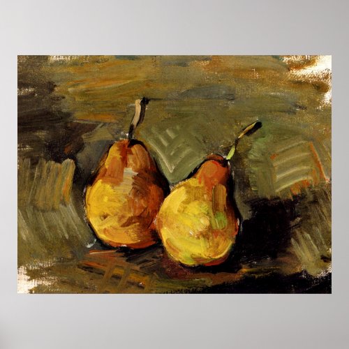 Cezanne _ Two Pears Poster