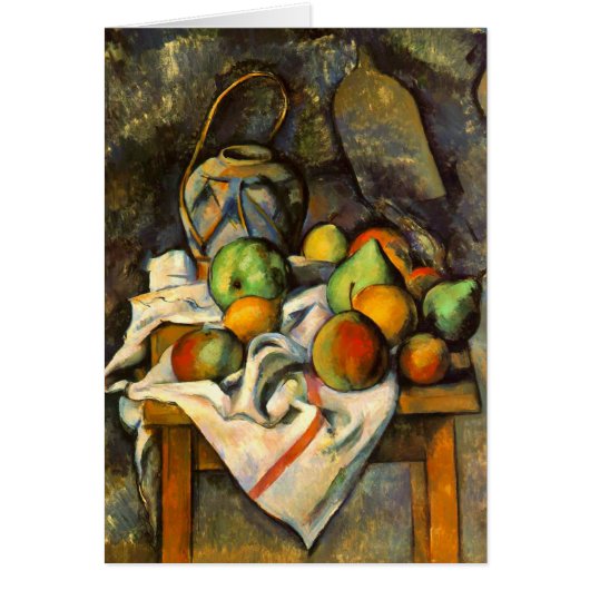 Cezanne Vase Paille Vintage Art Cards (Front)
