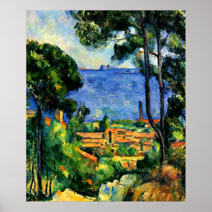 Cezanne - View of l'Estaque Poster