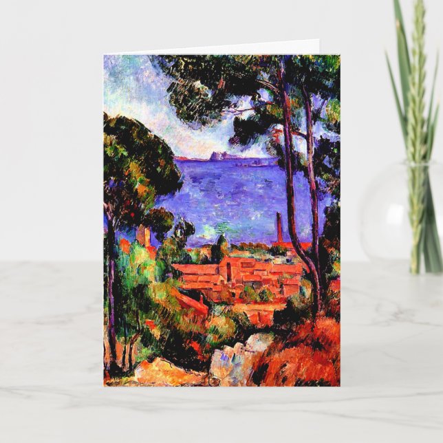 Cezanne - View through the Trees Card (Front)
