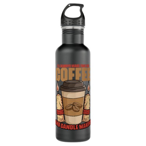 CF Coffee Candle Making For A Coffee Lover Produci Stainless Steel Water Bottle
