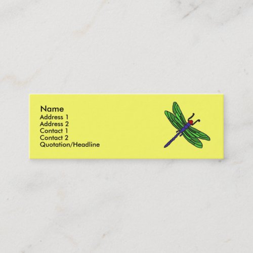 CF- Dragonfly Business Cards...