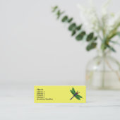 CF- Dragonfly Business Cards... Mini Business Card (Standing Front)