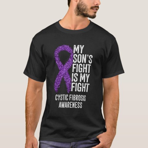 Cf My SonS Fight Is My Fight Cystic Fibrosis Awar T_Shirt