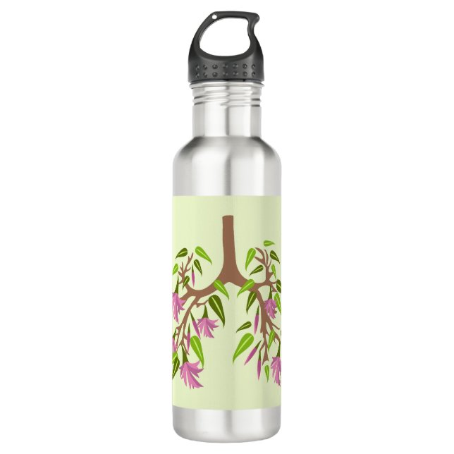 CF Spring Stainless Steel Water Bottle (Front)
