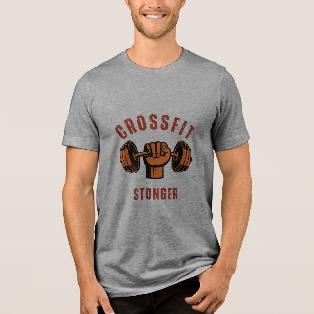 CF Strong: Forged in the Box Tri-Blend Shirt (Front)