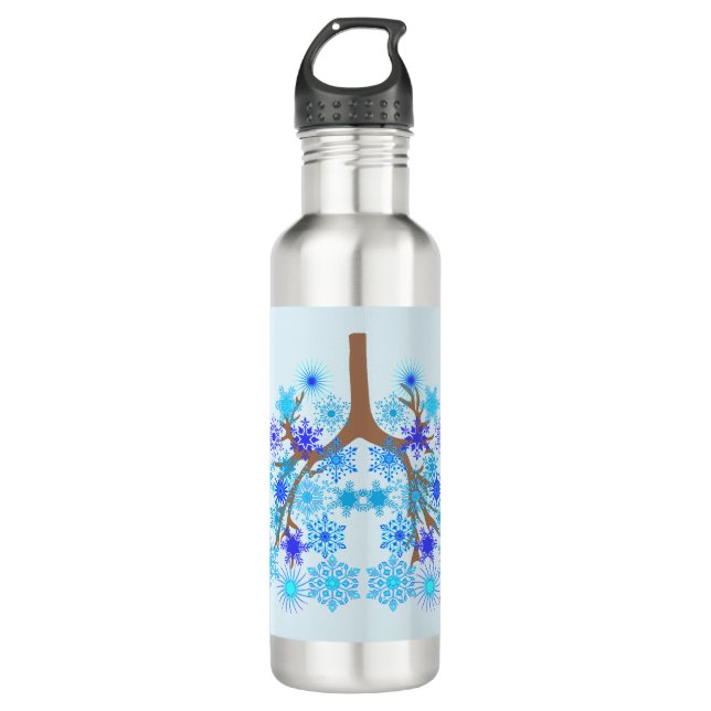 CF Winter  Stainless Steel Water Bottle (Front)