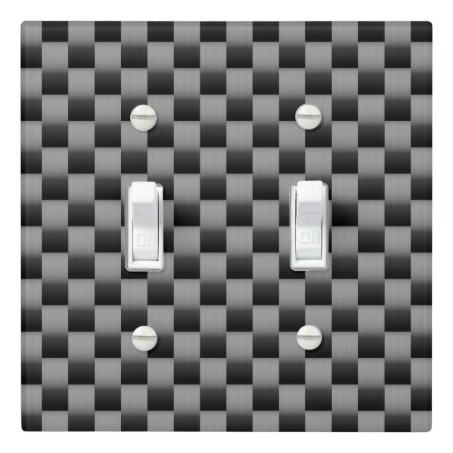 CF (XT1-Var1-Brt) Double Toggle Light Switch Cover (In Situ)