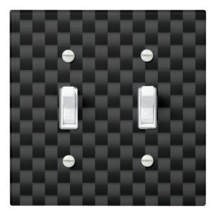 CF (XT1-Var1-Drk) Double Toggle Light Switch Cover