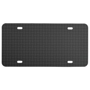 CF (XT1-Var2-Drk) Plastic License Plate