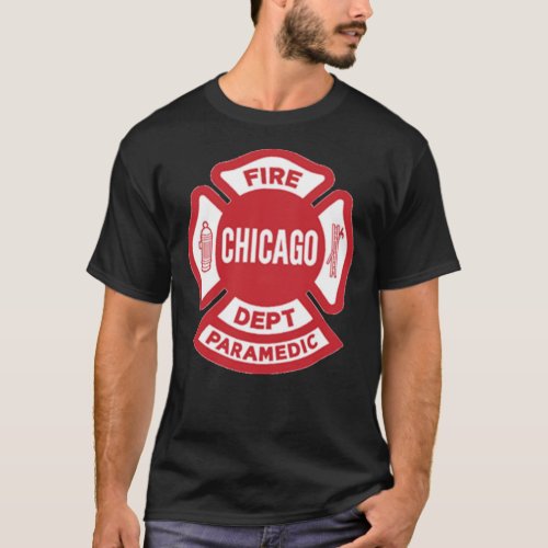 CFD Chicago Fire Department  Paramedic  Classic T_ T_Shirt