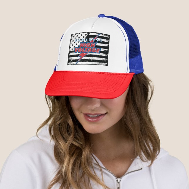 CFHF Navy Flag Trucker Hat (In Situ)