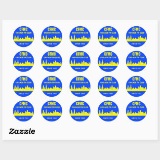 CFMC Round Logo Stickers (Two Sizes)