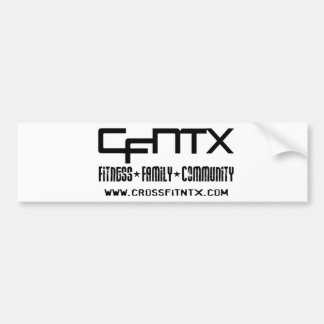 CFNTX Bumper Sticker - White