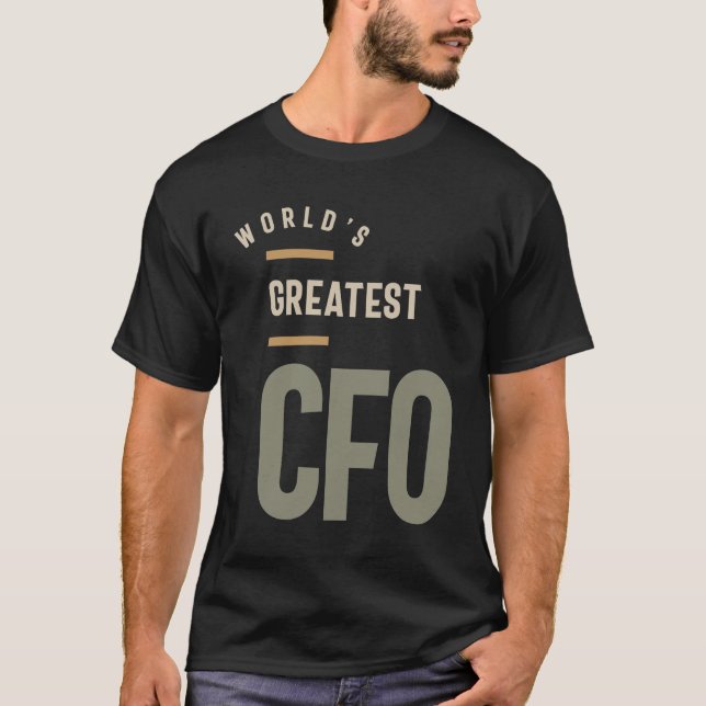 CFO Gift Funny Job Title Profession - Occupation T-Shirt (Front)