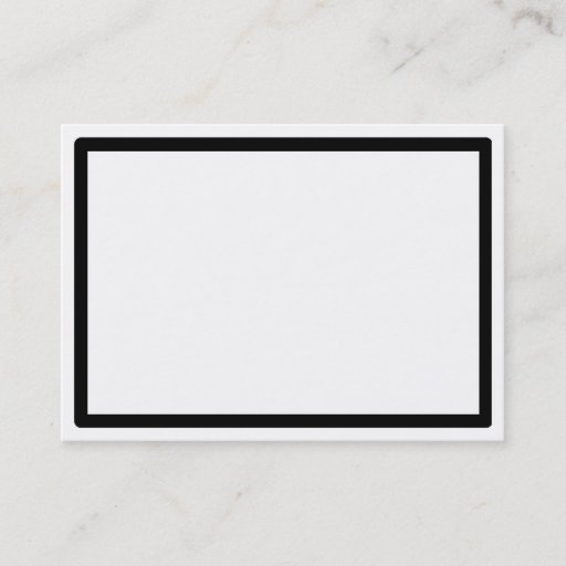 Customizable CFR- black corder business cards