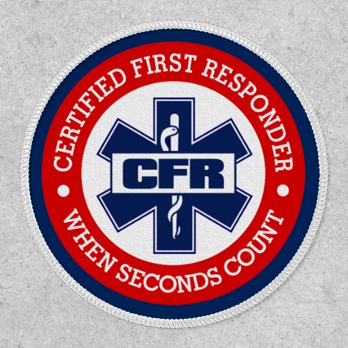 CFR Certified First Responder  Patch