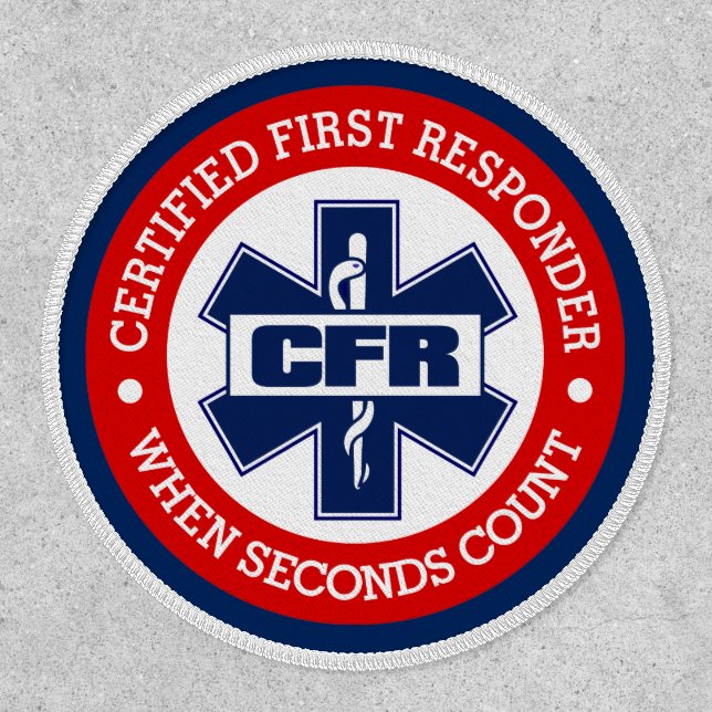 CFR (Certified First Responder)  Patch (Front)