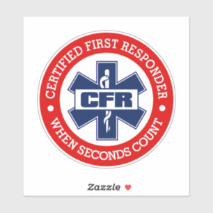 CFR (Certified First Responder) Sticker