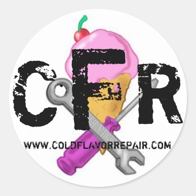 CFR LOGO STICKER 2008 - Customized (Front)