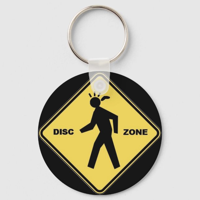 CG Disc Zone Keychain (Front)