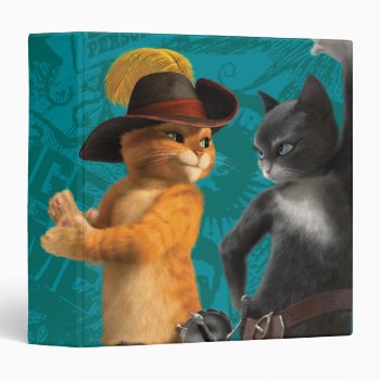 Cg Puss Kitty 3 Ring Binder by pussinboots at Zazzle