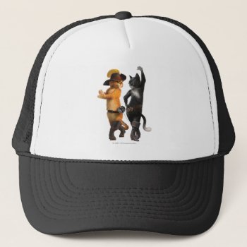 Cg Puss Kitty Trucker Hat by pussinboots at Zazzle