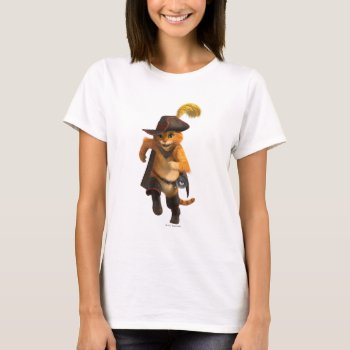 Cg Puss Runs T-shirt by pussinboots at Zazzle