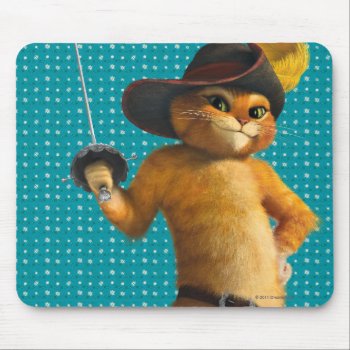 Cg Puss Waves Sword Mouse Pad by pussinboots at Zazzle