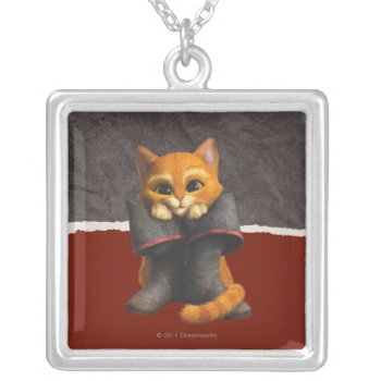 Cg Young Puss Silver Plated Necklace by pussinboots at Zazzle