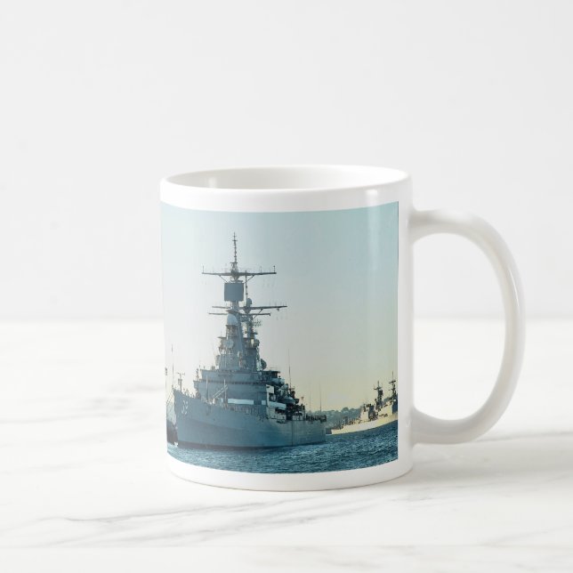CGN 39 "USS Texas", nuclear powered cruiser, San D Coffee Mug (Right)