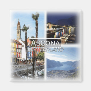 CH0280 Europe, Switzerland, Ascona, Fridge Magnet