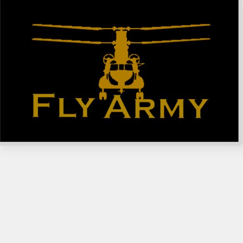 CH47 Chinook Fly Army Vinyl Decal