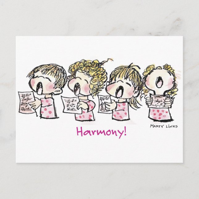 CH-003 Christmas Carol Holiday Postcard (Front)