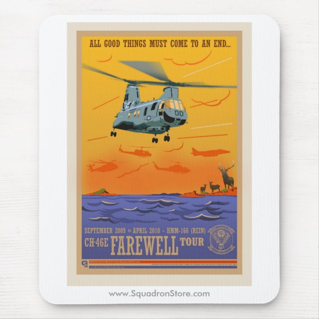 CH-46 Farewell Mouse Pad (Front)