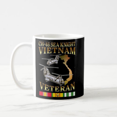 Ch 46 sea knight helicopter Vietnam War Veteran  Coffee Mug