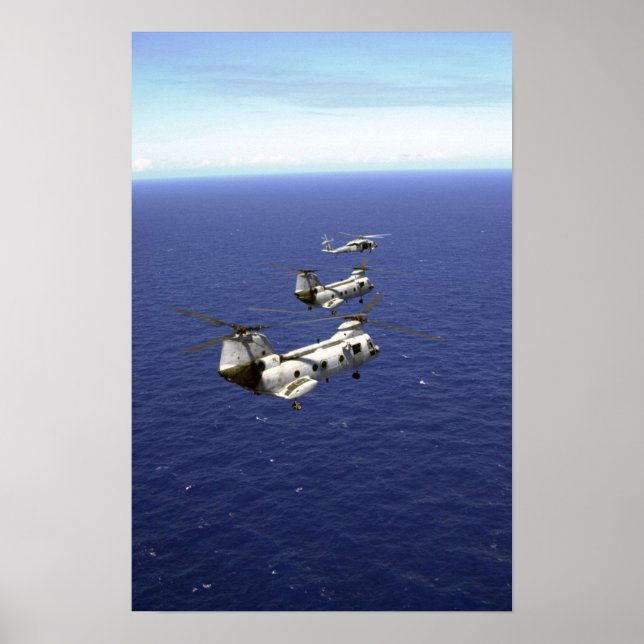 CH-46 Sea Knights Poster (Front)