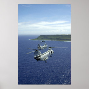 CH-46 Sea Knights Poster