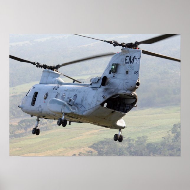 CH-46E Sea Knight Poster (Front)