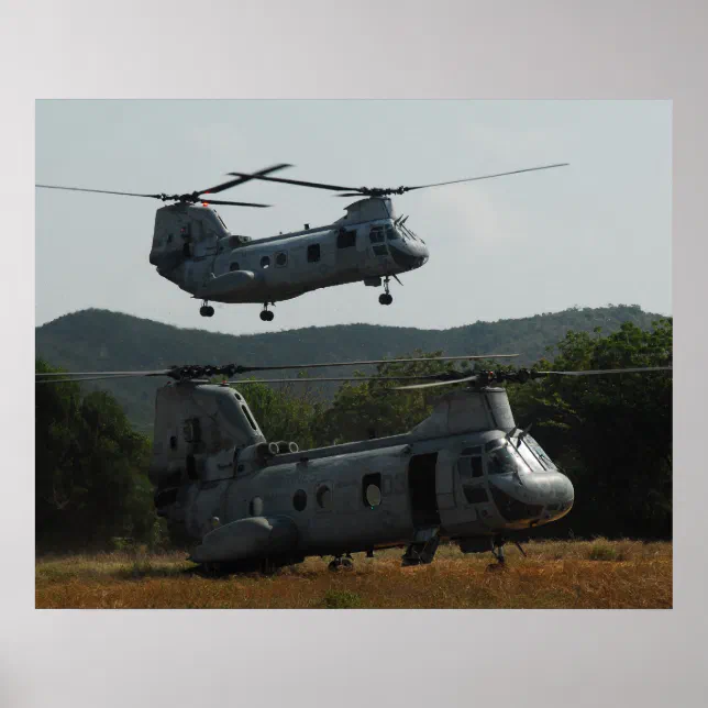 Elicottero CH-46E Sea Knight 1/350 &ndash; Parti Stampa 3D Per Modellismo Navale Americano (2 Pz)