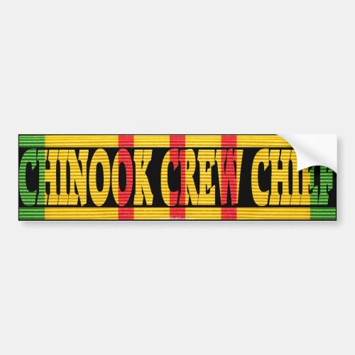 CH_47 Chinook Crew Chief VSM Bumper Sticker