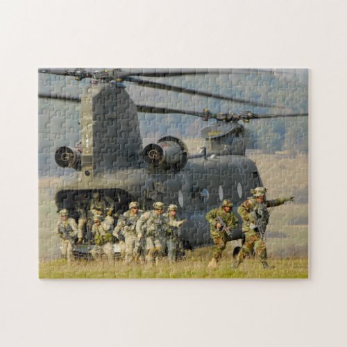 CH_47D CHINOOK 11x14 INCH Jigsaw Puzzle