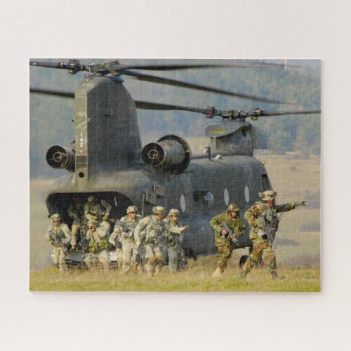 CH_47D CHINOOK 16x20 INCH Jigsaw Puzzle