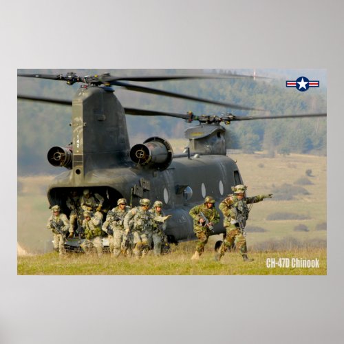 CH_47D CHINOOK POSTER