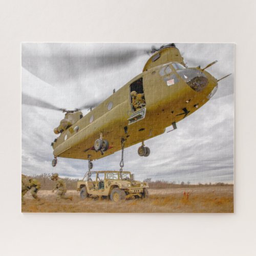 CH_47F CHINOOK 16x20 INCH Jigsaw Puzzle