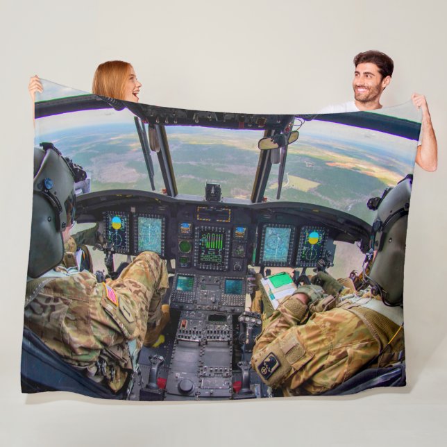 CH-47F CHINOOK COCKPIT FLEECE BLANKET (In Situ)