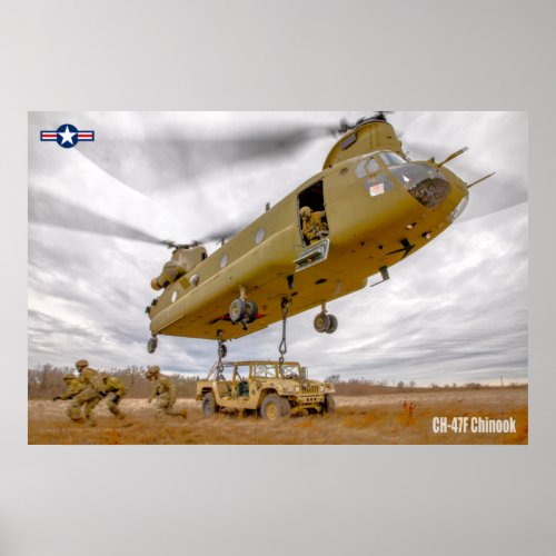 CH_47F CHINOOK POSTER